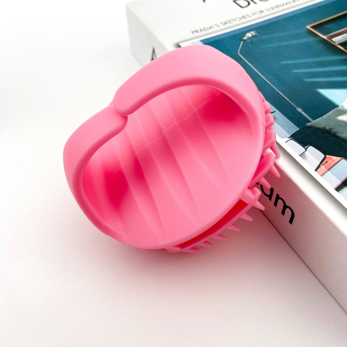 Shampoo Brush,Scalp Massager Brush: Purple
