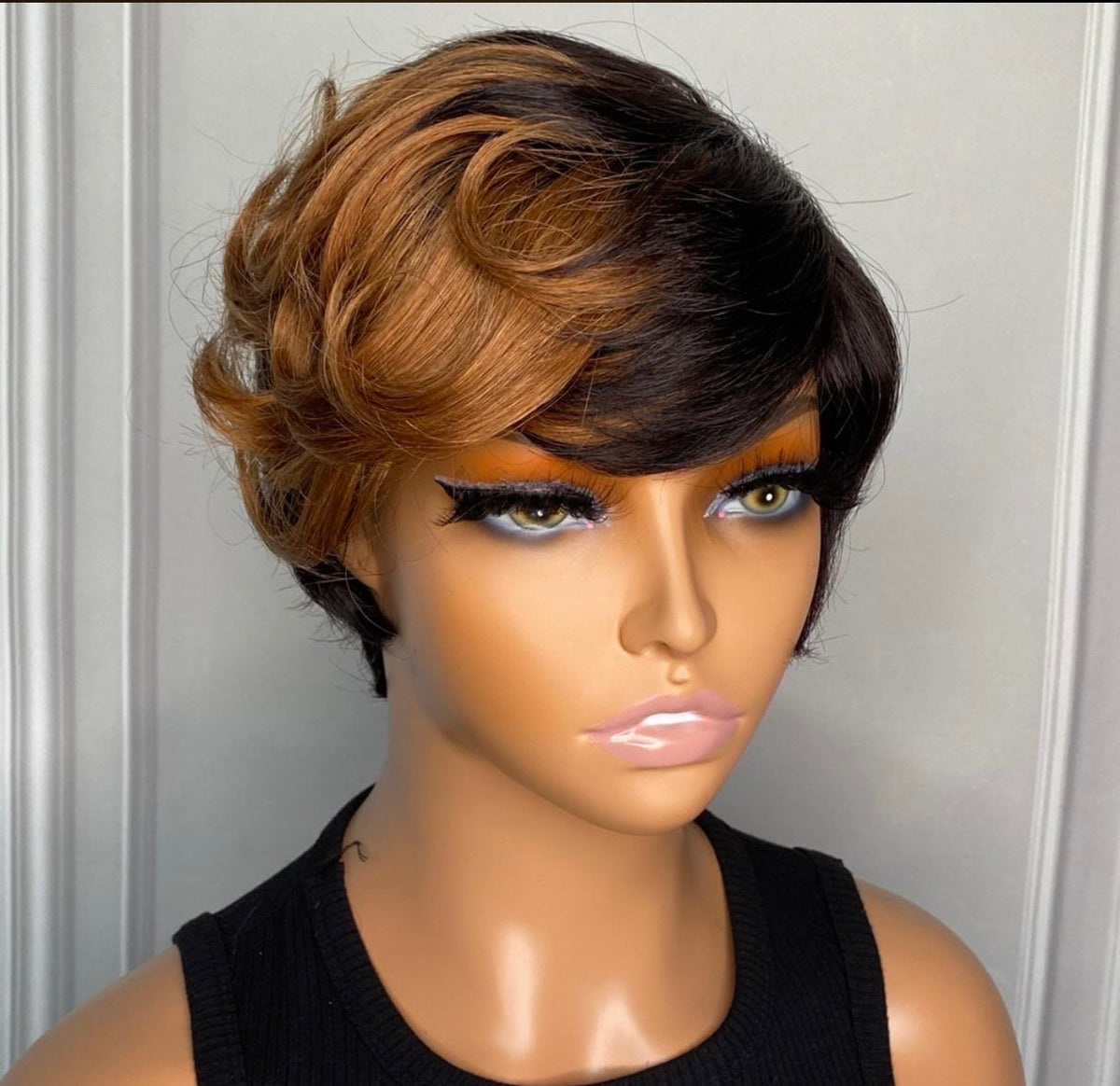Pixie-cut Tk Highlights Wig - Style 1 image