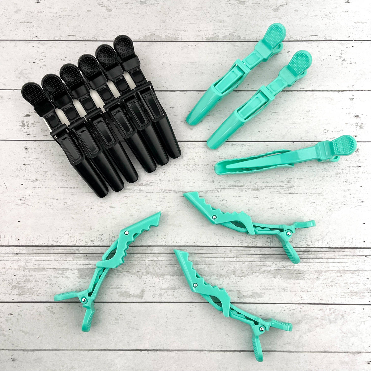 6pcs Solid Color Hair Sectioning Clips, Professional Styling: Purple