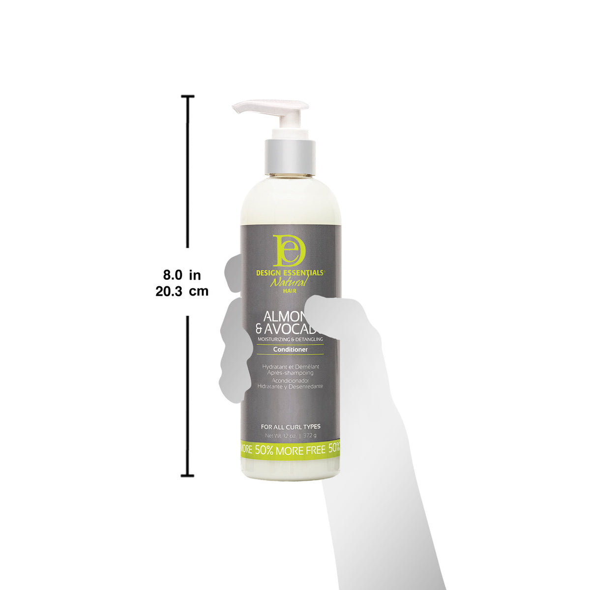 Almond &amp; Avocado Moisturizing &amp; Detangling Conditioner image 2