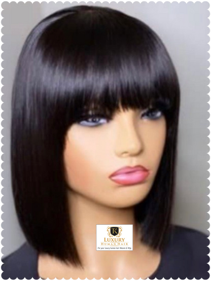 Fringe Bob with a natural look image 1