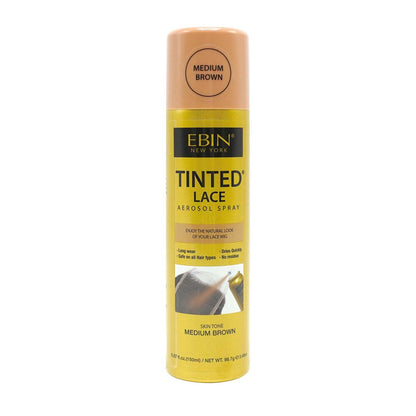 Tinted Lace Aerosol Spray 5.07oz/150ml: Light Warm Brown