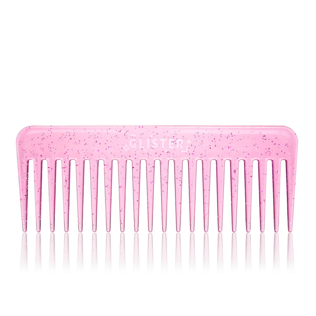 Sparkle Wide Tooth Detangling Comb – Glitter: Purple