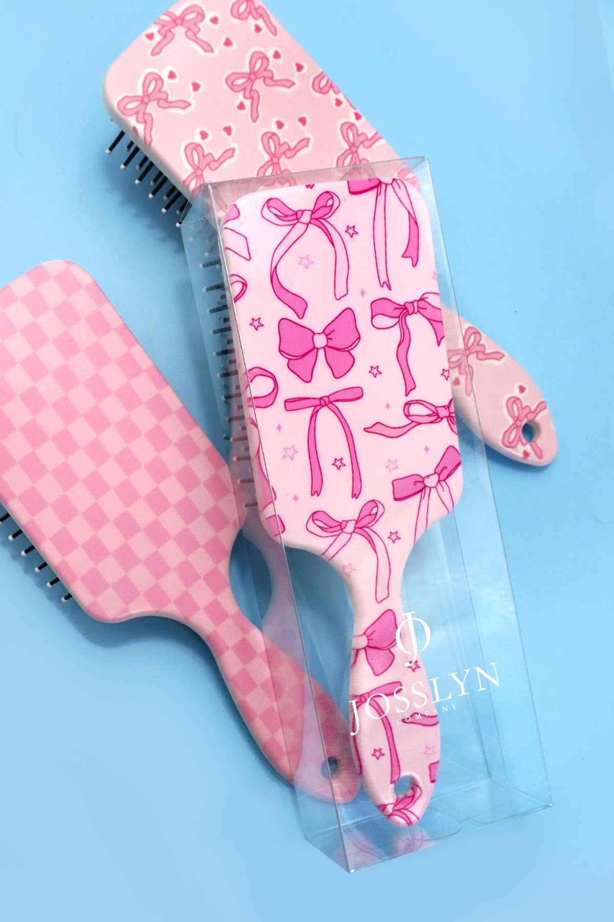 LARGE DETANGLE PADDLE HAIR BRUSH COMB | 40HC100: HEART A