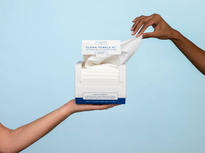 Clean Towels™ XL, Disposable Face Towels, 50 Count