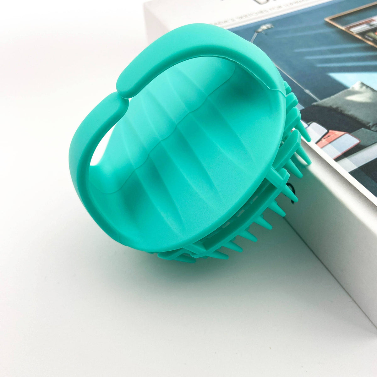 Shampoo Brush,Scalp Massager Brush: Green