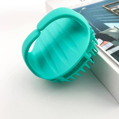Shampoo Brush,Scalp Massager Brush: Green
