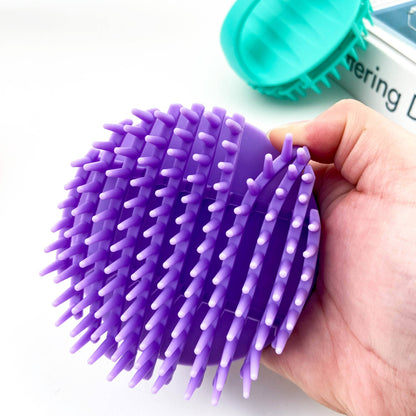 Shampoo Brush,Scalp Massager Brush: Purple