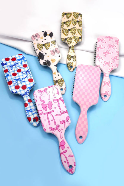 LARGE DETANGLE PADDLE HAIR BRUSH COMB | 40HC100: HEART A