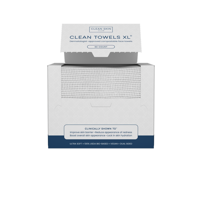 Clean Towels™ XL, Disposable Face Towels, 50 Count