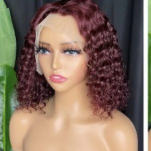 Tk 99j Deep Wave Frontal Wig Bob