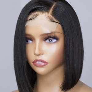 12” 210 density 4x4 Lace closure Bob Wig