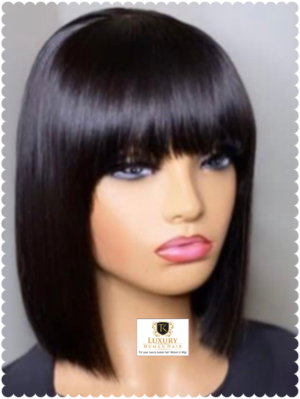 TK 12 inches Fringe Bob Wig