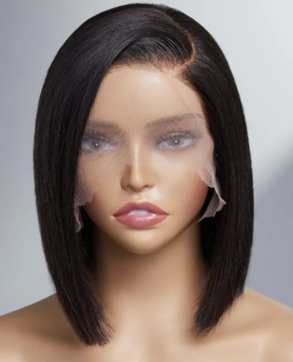 10” 13×4 Frontal lace Bob Wig - Galaxy Beauty Place