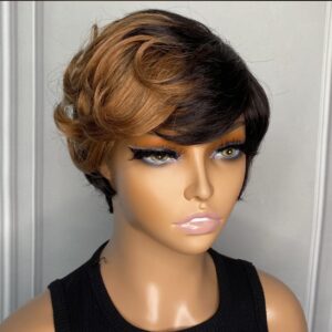 Pixie-cut Tk Highlights Wig